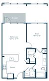 Floor Plan A2 1x1